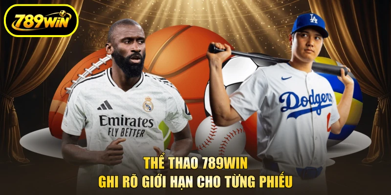 Thể Thao 789WIN ghi rõ giới hạn cho từng phiếu