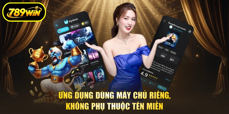 Ứng dụng dùng máy chủ riêng, không phụ thuộc tên miền